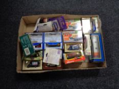 A box of die cast vehicles : Buraggo,