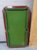 A Riley 3' table top snooker table