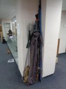 A Daiwa fishing rod, rod tubes, fishing rods,