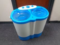 A Leisure Wize table top twin tub washer