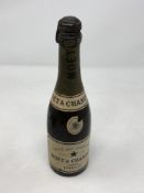 An antique bottle of Moet & Chandon champagne