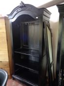 A continental mirror door armoire CONDITION REPORT: 218cm high by 107cm wide by