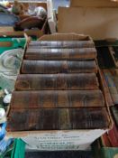 A box of antique and later books,