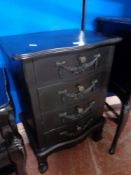 A continental style four drawer chest