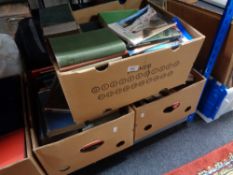 Three boxes of antique and later books