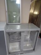 A sliding door bottle chiller (as found)