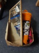 A box of gilt framed mirror,