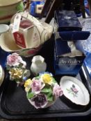 A tray of Aynsley china,