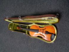 A viola and bow in case