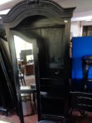 A continental mirror door armoire CONDITION REPORT: 218cm high by 107cm wide by