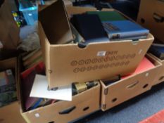 Three boxes of antique and later books