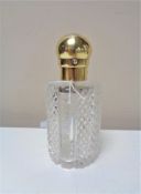 A Victorian cut glass scent bottle, London 1885, Thomas Whitehouse.