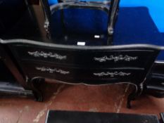 A continental style two drawer chest