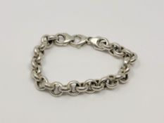 A silver bracelet, length 19cm CONDITION REPORT: 21.