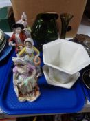 A tray of continental figures,