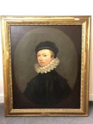 Nineteenth Century Scottish School : A Head and Shoulder Portrait of Robert Kerr (or Carr),