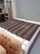 A Dura Beds 6' zip lock divan set (unzipped would form two sperate divan sets)