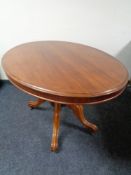 A Victorian mahogany tilt top breakfast table