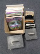 A box of vinyl LP's to include musicals,