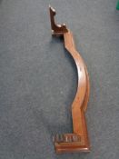 A Victorian mahogany pediment