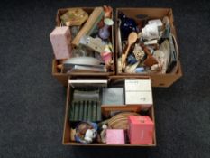 Three boxes of Charles Dickens books,