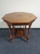 An Edwardian occasional table