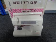 A boxed Janome Decor Excel II 5024 sewing machine in box CONDITION REPORT: This