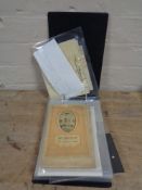 An album of twentieth century black and white & colour postcards, Worksop, Tour guides,