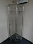 Two wire and metal lockers