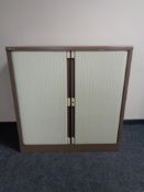 A Bisley metal shutter door stationary cabinet,