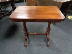 A Victorian mahogany occasional table