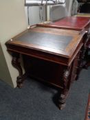 A Victorian mahogany Davenport