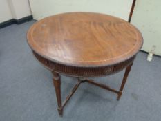 A nineteenth century continental circular table