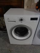 An Electrolux steam system washing machine