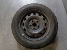 A set of four Fire Stone F-750 tyres on rims