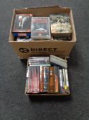 Two boxes of dvd box sets,