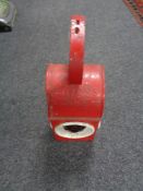 A vintage Kenyons railway lamp