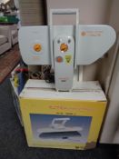 An Ultra compact steam iron press,