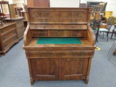 A nineteenth century mahogany bureau