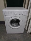 An Indesit washing machine