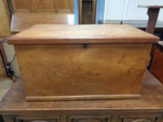 An elm blanket box