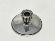 A George Jensen silver taperstick