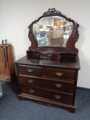 An Edwardian dressing chest