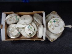 A quantity of Susie Cooper designed Gray's pottery hand painted dinner ware