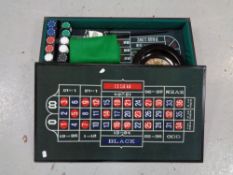 A casino game set