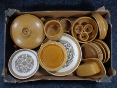 A box of Hornsea saffron dinner ware