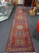 An antique Heriz runner, Iranian Azerbaijan,