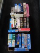 Three boxes of jigsaws