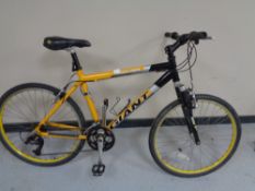 A Giant boulder front suspension mountain bike