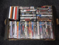 A box of dvds,
